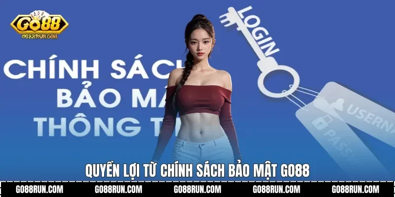 Quyền lợi từ Chính sách bảo mật Go88